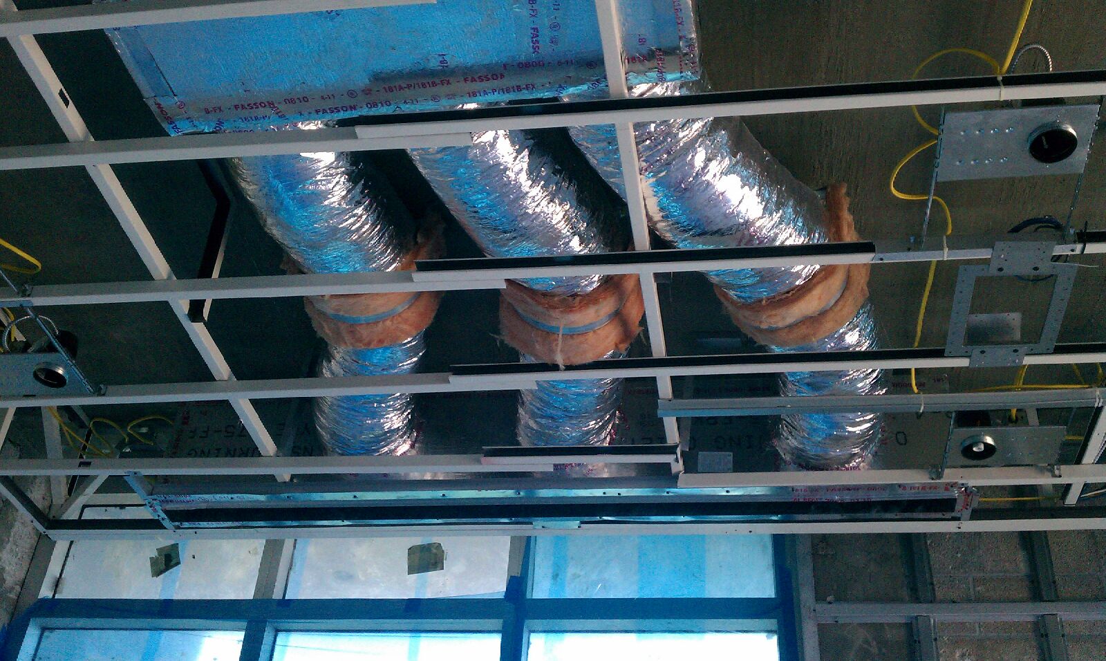 Air Mike Diffusers and Ductwork